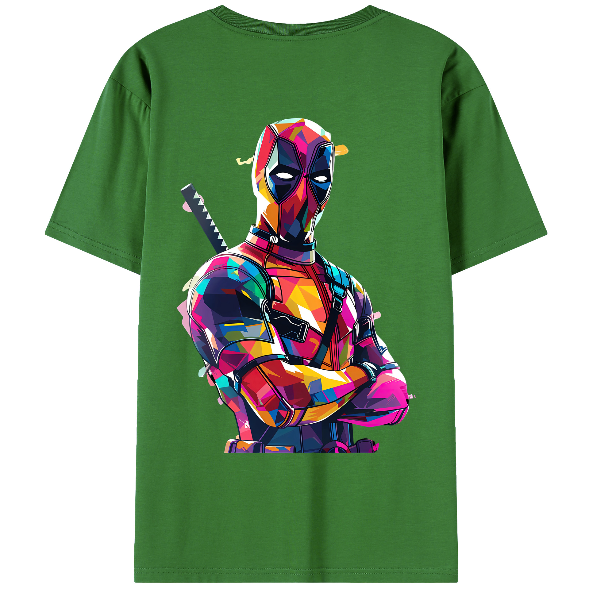 （画像用） Deadpool デッドプール レディース半袖Tシャツ(バックプリント)